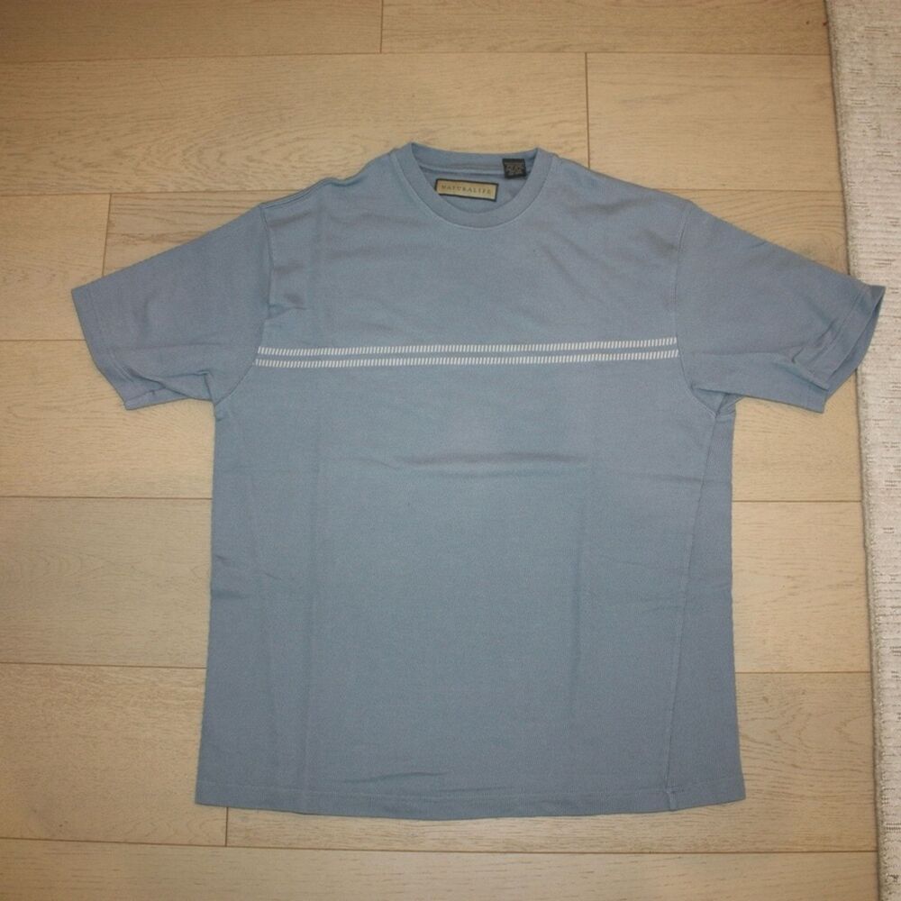 NATURAL LIFE Blue Short Sleeve Tee